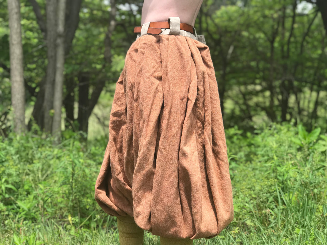 Viking Age Fashion: Baggy Type II Trousers from 10th Century